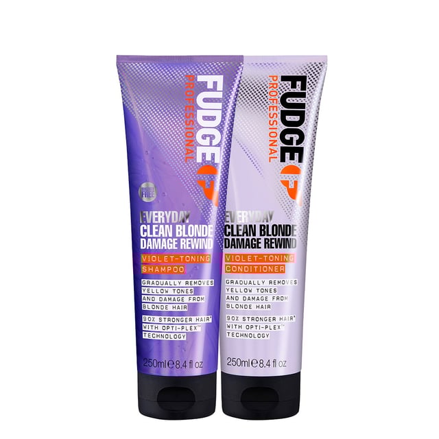 Produktfoto för Fudge Clean Blonde Everyday Duo 2 x 250 ml - 500 ml