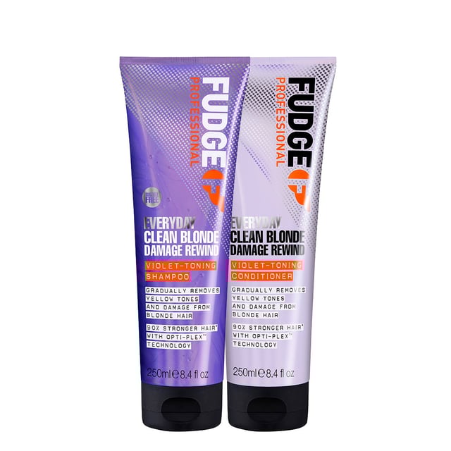 Produktfoto för Fudge Clean Blonde Everyday Duo 2 x 250 ml - 500 ml