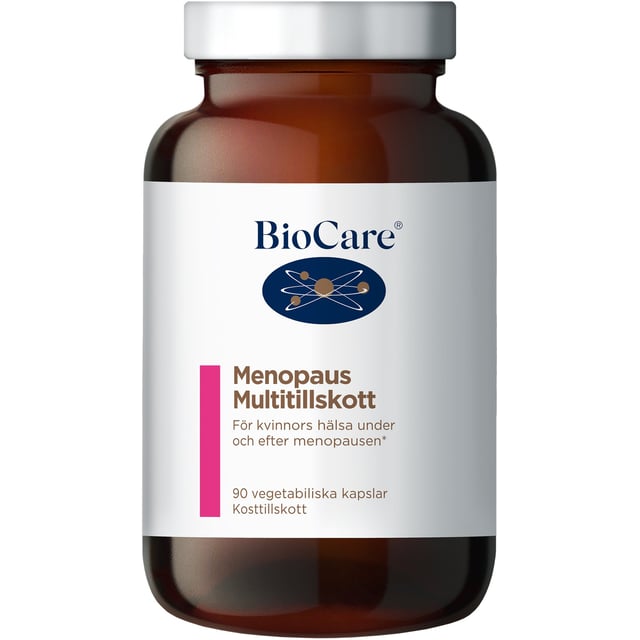 BioCare Menopaus Multitillskott 90 kapslar | Vitaminer & kosttillskott - Vitaminer & mineraler - Multivitamin - Multivitamin för kvinnor,Vitaminer & kosttillskott - Hormonell balans | Apoteka