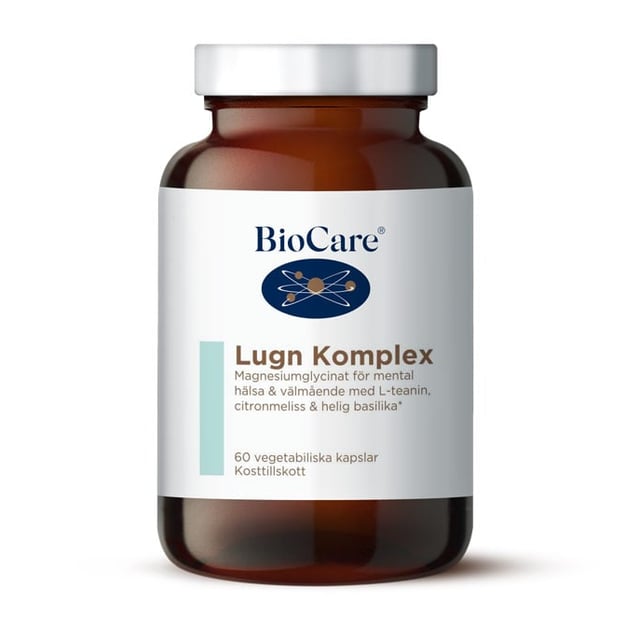 BioCare Lugn Komplex 60 kapslar | Vitaminer & kosttillskott - Lugn & ro,Vitaminer & kosttillskott - Sömn | Apoteka