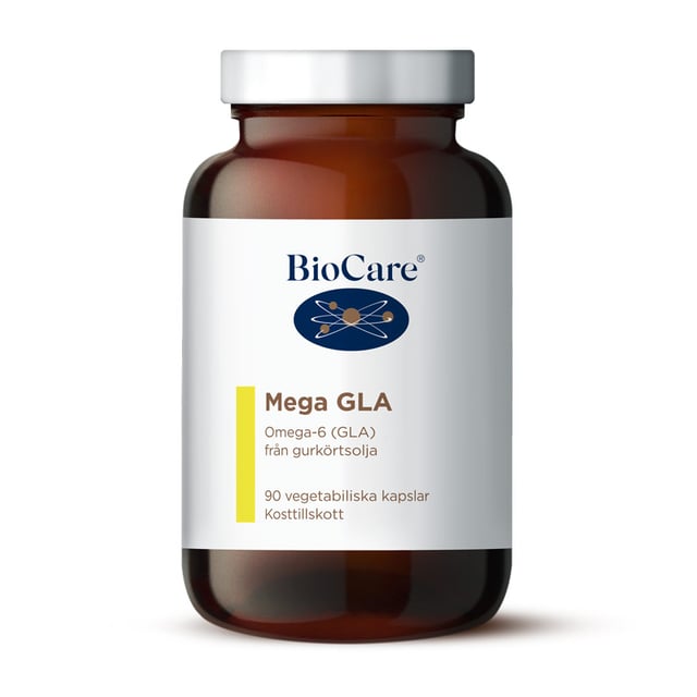 BioCare Mega GLA Komplex 90 kapslar | Vitaminer & kosttillskott - Omega-3 & fettsyror | Apoteka