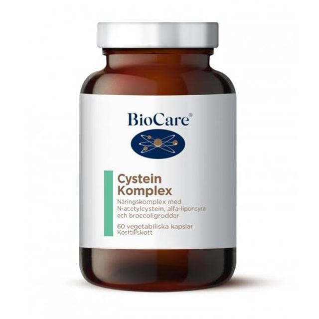 BioCare Cystein Komplex 60 kapslar | Vitaminer & kosttillskott - Växtbaserade kosttillskott | Apoteka