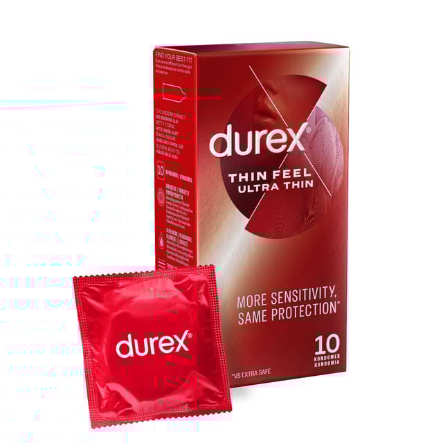Durex Feel Thin Ultra 10 st | Sex & lust - Preventivmedel - Kondomer | Apoteka