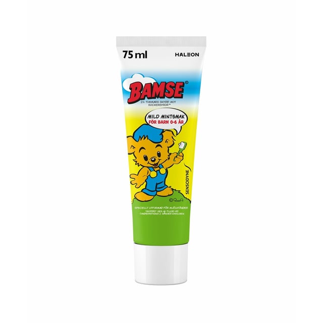 Sensodyne Bamse Barntandkräm 75 ml