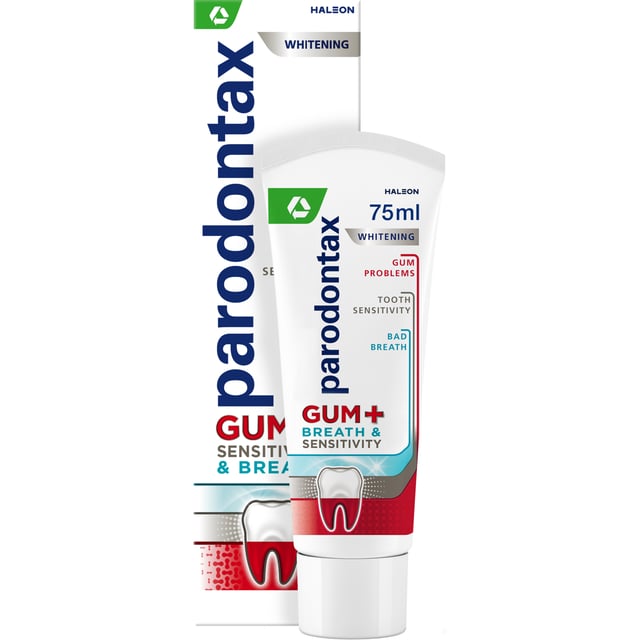Parodontax Gum+ Sensitivity & Breath Tandkräm 75 ml