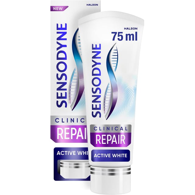 Sensodyne Clinical Repair Active White Tandkräm 75 ml | Munvård - Tandkräm | Apoteka
