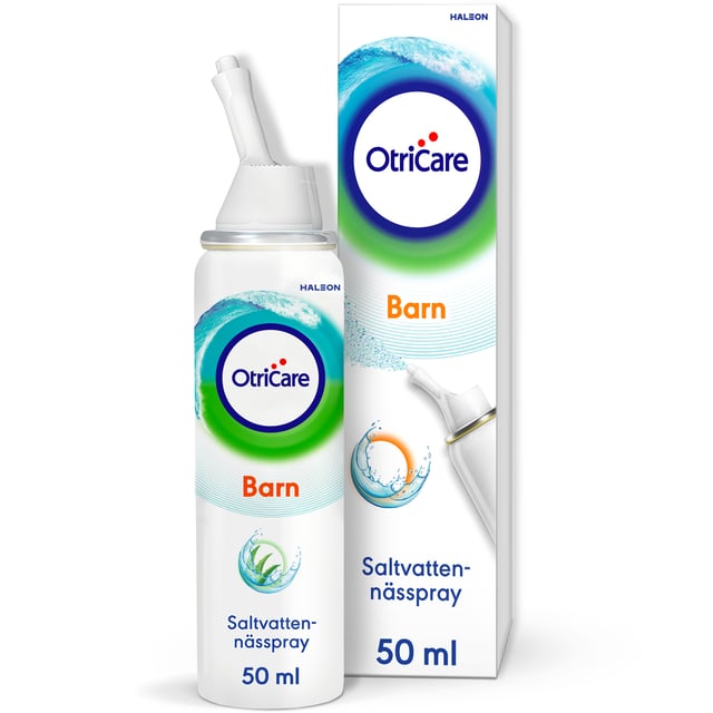 Otricare Saltvattenspray Barn 50 ml | Graviditet - Nässpray för gravida | Apoteka