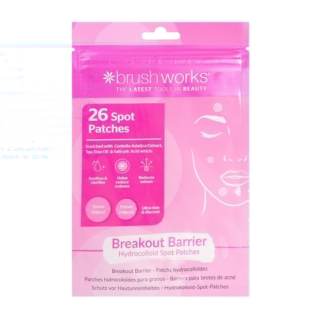 Brushworks Breakout Barrier Hydrocolloid Spot Patches 26 st | Hudvård - Hudbesvär - Akne - Aknepatches | Apoteka