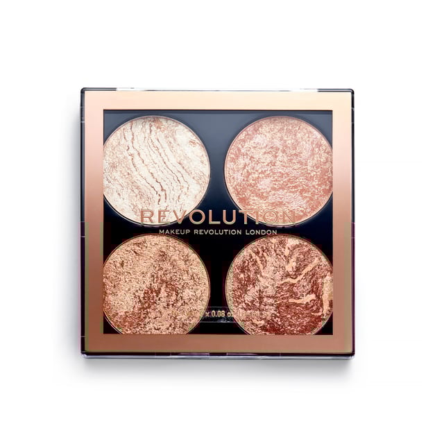Makeup Revolution Cheek Kit Don’t Hold Back 8,8g | Smink - Bas - Highlighter,Smink - Bas - Bronzer | Apoteka