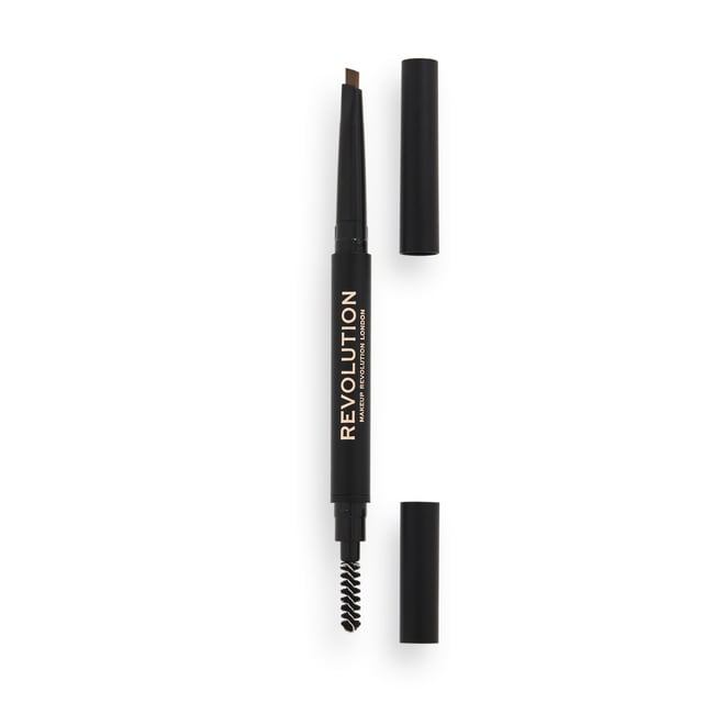 Makeup Revolution Duo Brow Definer Pencil Light Brown 0,25g | Smink - Ögonbryn - Ögonbrynspenna | Apoteka