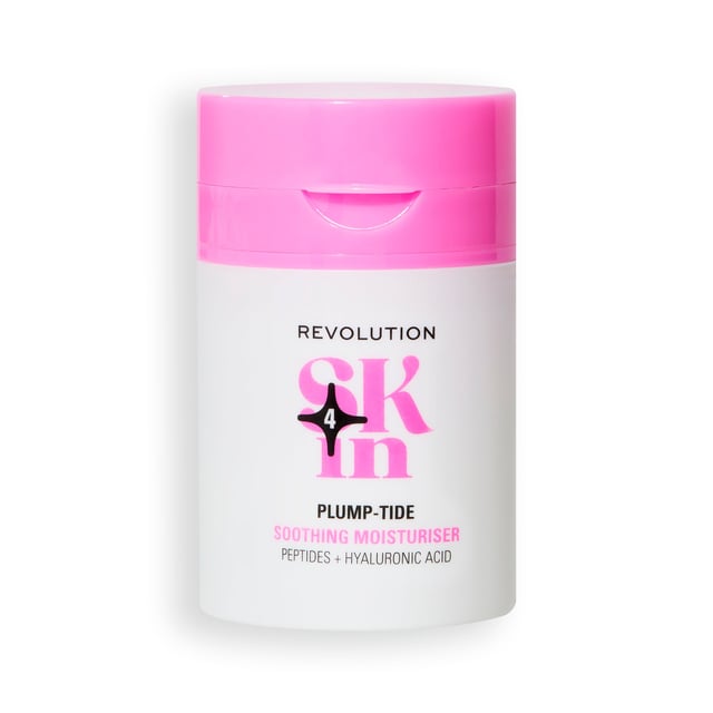 Revolution Skin Plump-Tide Soothing Moisturiser 50 ml | Hudvård - Ansiktsvård - Ansiktskräm - 24-timmarskräm | Apoteka