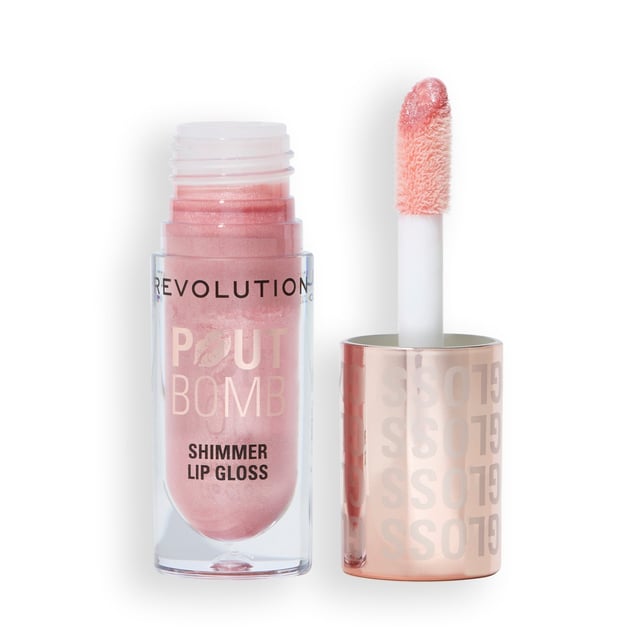 Revolution Beauty London Pout Bomb Shimmer Gloss Shine Pink 4,5 ml
