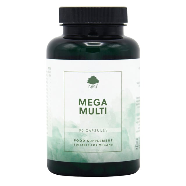 G&G Vitamins Mega Multi 90 kapslar | Vitaminer & kosttillskott - Vitaminer & mineraler - Multivitamin - Multivitaminkomplex | Apoteka