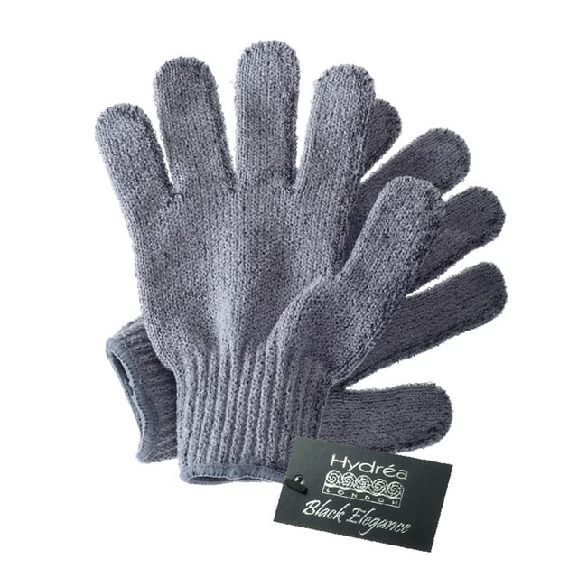Hydrea London Carbonised Exfoliating Gloves 1 set | Hudvård - Kroppsvård - Bad & dusch - Duschtillbehör,Hudvård - Kroppsvård - Bad & dusch - Kroppspeeling | Apoteka
