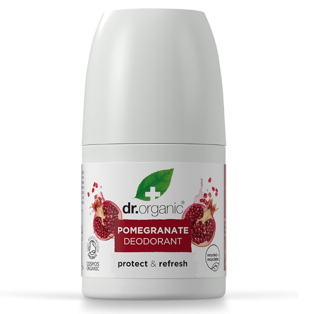 Dr Organic Deo Roll-on Granatäpple 50 ml | Hudvård - Kroppsvård - Deodorant | Apoteka