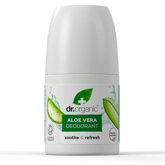 Dr Organic Deo Roll-on Aloe Vera 50 ml | Hudvård - Kroppsvård - Deodorant | Apoteka