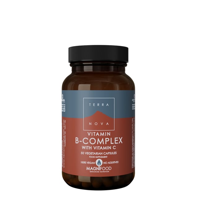 Terranova B-Complex with Vitamin C 50 kapslar | Vitaminer & kosttillskott - Vitaminer & mineraler - B-vitaminer - B-vitaminkomplex | Apoteka