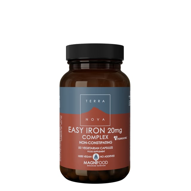 Terranova Easy Iron 20 mg Complex 50 kapslar | Vitaminer & kosttillskott - Vitaminer & mineraler - Järn | Apoteka