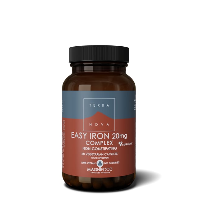 Terranova Easy Iron 20 mg Complex 50 kapslar | Vitaminer & kosttillskott - Vitaminer & mineraler - Järn | Apoteka