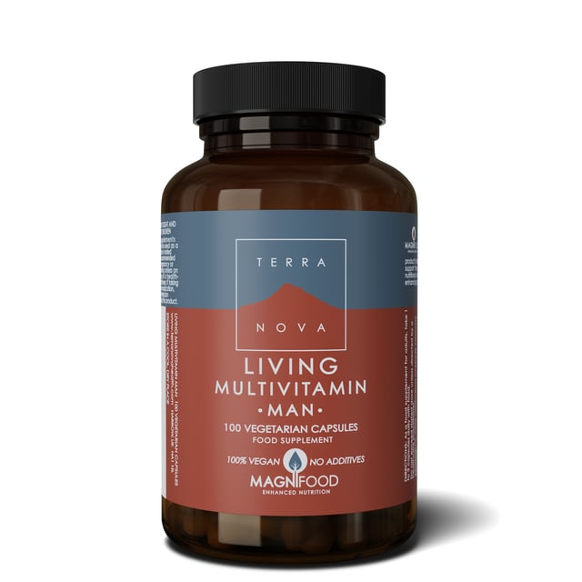 Terranova Living Multivitamin Man 100 kapslar | Vitaminer & kosttillskott - Vitaminer & mineraler - Multivitamin - Multivitamin för män,Vitaminer & kosttillskott - Vitaminer & mineraler - Multivitamin - Multivitaminkomplex | Apoteka