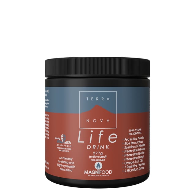 Terranova Life Drink 227 g | Vitaminer & kosttillskott - Kosttillskott för mage - Matsmältningsenzymer,Vitaminer & kosttillskott - Växtbaserade kosttillskott | Apoteka