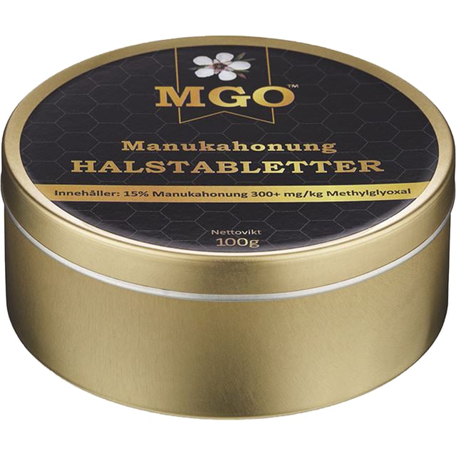 MGO Halstabletter Manukahonung 100 g | Mat & dryck - Superfood - Manukahonung,Mat & dryck - Snacks & godis - Halstabletter | Apoteka