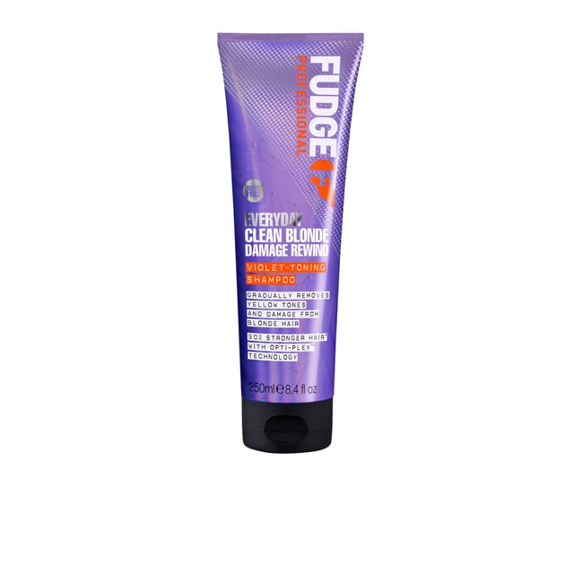 FUDGE Everyday Clean Blonde Damage Rewind Violet Toning Shampoo 250 ml | Hårvård - Schampo - Silverschampo | Apoteka