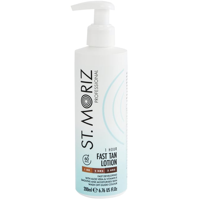 St.Moriz 1 Hour Fast Tan Lotion 200 ml | Hudvård - Brun utan sol - Brun utan sol för ansikte | Apoteka