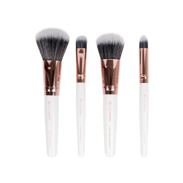 Brushworks Travel Set- Pink & Gold | Smink - Sminkborstar | Apoteka