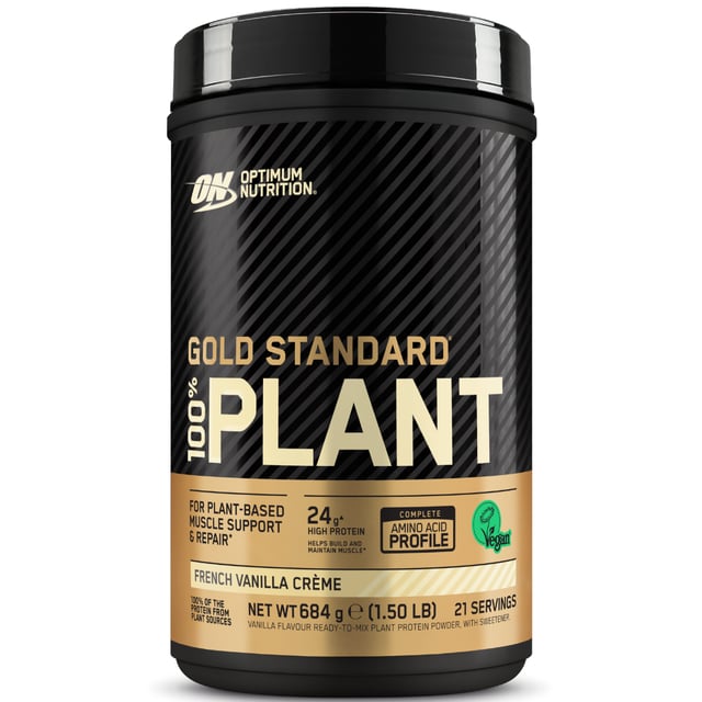 Optimum Nutrition Gold Standard 100% Plant Vegan Protein Vanilla 684 g | Träning - Proteintillskott - Proteinpulver - Veganskt proteinpulver,Vitaminer & kosttillskott - Aminosyror | Apoteka