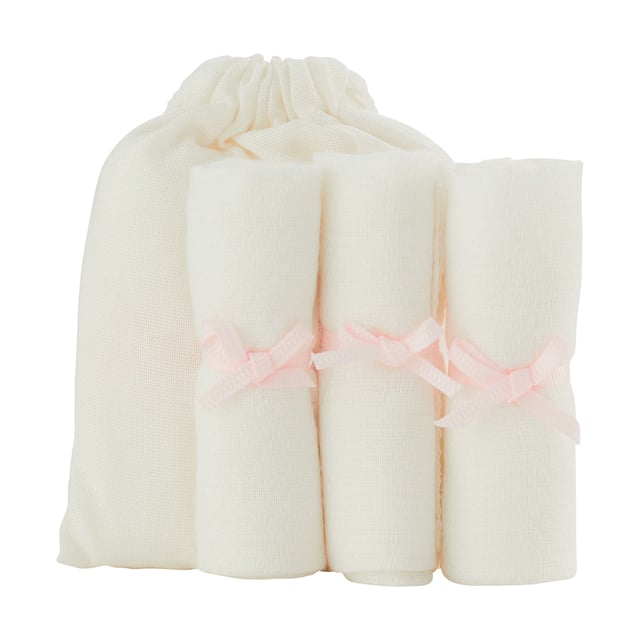 AURELIA LONDON Weekend Muslins 3 st | Hudvård - Ansiktsvård - Ansiktsrengöring - Rengöringsservetter,Hudvård - Ansiktsvård - Tillbehör - Bomullspads,Smink - Sminkborttagning | Apoteka