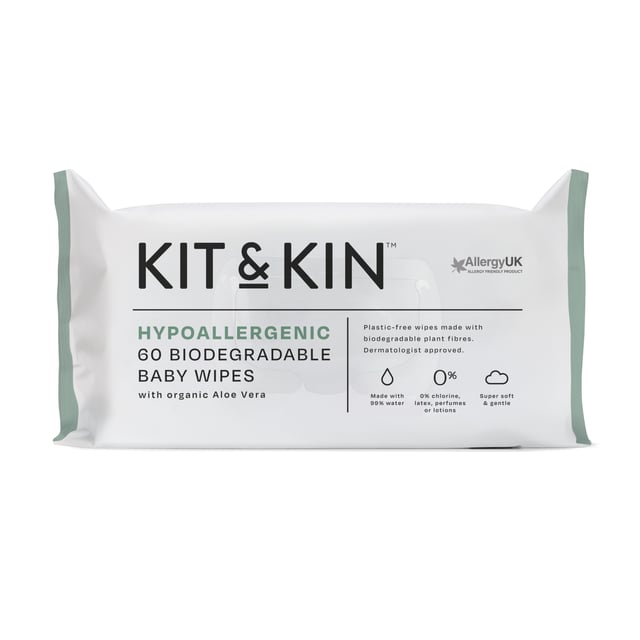 Kit & Kin Våtservetter 60 st | Baby, barn & förälder - Blöjor & våtservetter - Tvättlappar,Baby, barn & förälder - Blöjor & våtservetter - Våtservetter | Apoteka