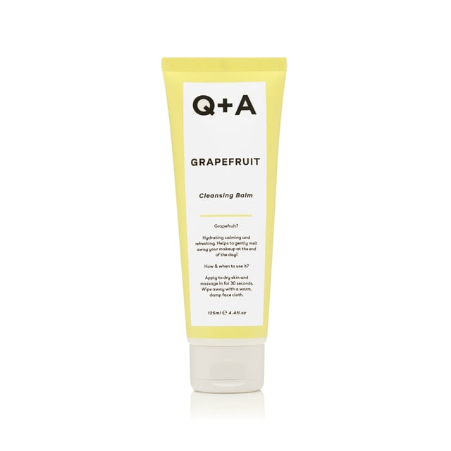 Q+A Grapefruit Cleansing Balm 125 ml | Hudvård - Ansiktsvård - Ansiktsrengöring - Rengöringsolja | Apoteka