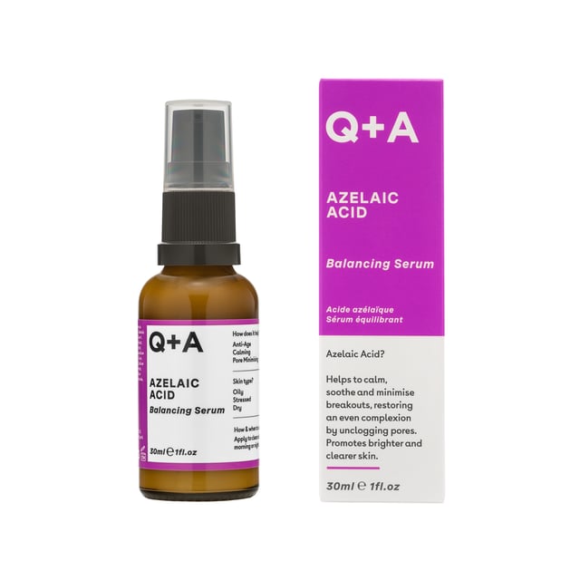 Q+A Azelaic Acid Facial Serum 30 ml | Hudvård - Ansiktsvård - Serum - Akneserum,Hudvård - Hudbesvär - Akne | Apoteka