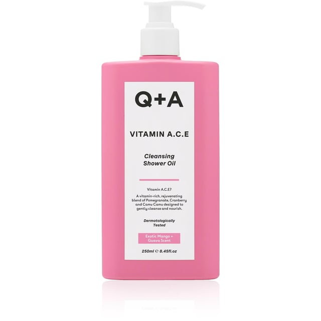 Q+A Vitamin A.C.E Shower Oil 250ml