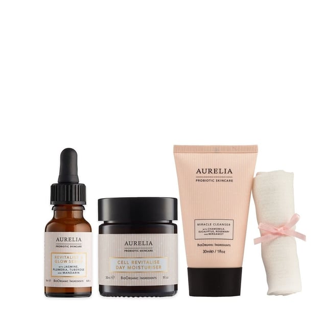 AURELIA LONDON 3 Step Starter Collection 1 st | Hudvård - Ansiktsvård - Ansiktsrengöring - Rengöringsservetter,Hudvård - Ansiktsvård - Ansiktskräm - Dagkräm,Hudvård - Ansiktsvård - Serum | Apoteka
