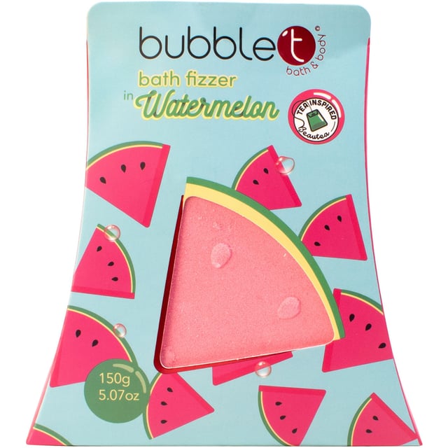 Produktfoto för BubbleT Fruitea Bath Fizzer Watermelon - 150 g