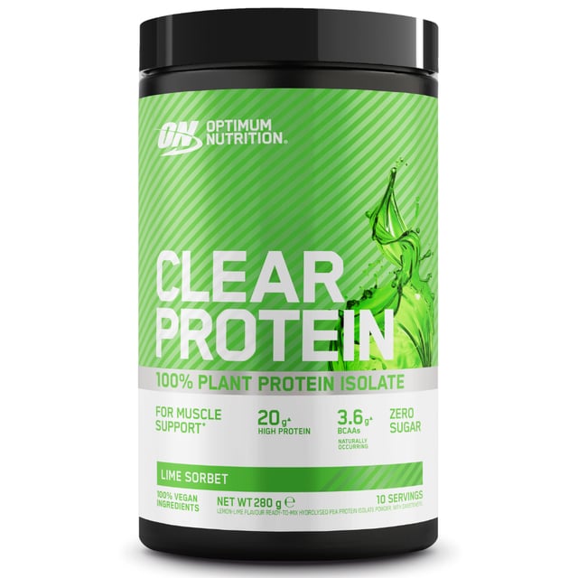 Optimum Nutrition Clear Vegan Protein Lime Sorbet 280 g | Träning - Proteintillskott - Proteinpulver - Veganskt proteinpulver | Apoteka