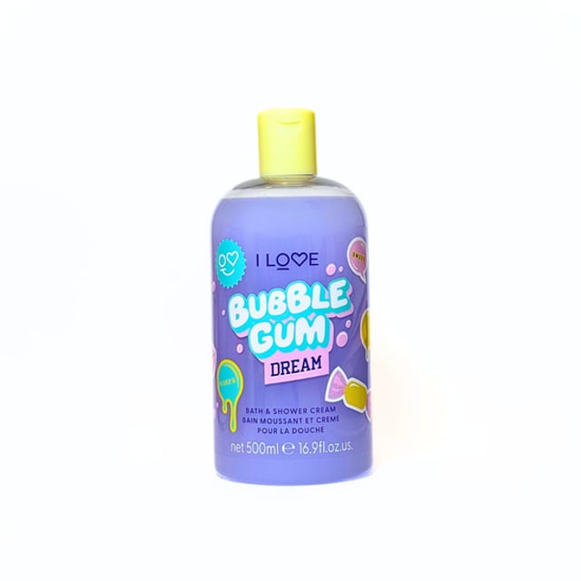 I LOVE Bath & Shower Gel, Bubble Gum Dream 500ml