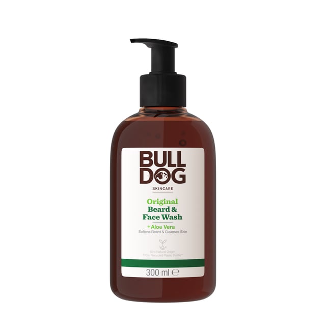 Bulldog Original Beard & Face Wash 300 ml | Hudvård - Hudvård för män - Ansiktsvård för män - Ansiktsrengöring,Hudvård - Ansiktsvård - Ansiktsrengöring - Rengöringskräm,Hudvård - Hudvård för män - Skäggvård | Apoteka