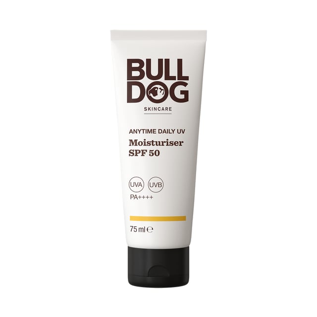 Bulldog Anytime Daily Moisturiser SPF 50 75 ml | Hudvård - Hudvård för män - Ansiktsvård för män - Ansiktskräm,Hudvård - Ansiktsvård - Ansiktskräm - Dagkräm med SPF,Hudvård - Ansiktsvård - Ansiktskräm - 24-timmarskräm,Hudvård - Ansiktsvård - Ansiktskräm - Dagkräm | Apoteka