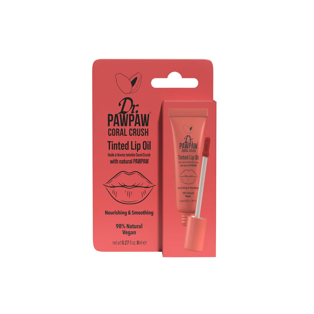 Dr. PAWPAW Tinted Lip Oil Coral Crush 8 ml