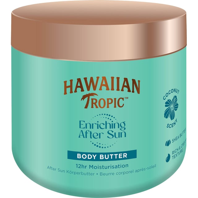 Hawaiian Tropic Enriching Coconut Body Butter After Sun 250 ml | Hudvård - Solskydd - After sun - After sun för kroppen,Hudvård - Kroppsvård - Bodybutter | Apoteka