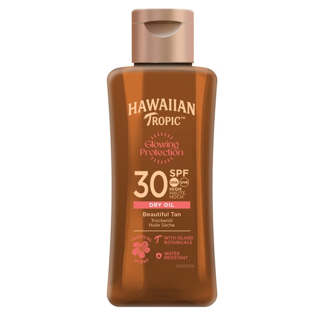 Hawaiian Tropic Glowing Protection Dry Oil SPF30 75 ml | Hudvård - Solskydd - Sololja,Hudvård - Solskydd - Solskydd för kroppen | Apoteka