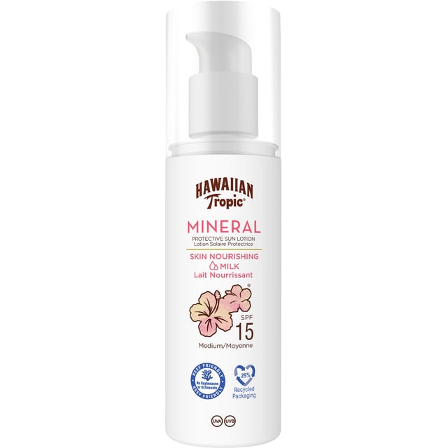 Hawaiian Tropic Mineral Sun Milk Lotion SPF15 100 ml | Hudvård - Solskydd - Solskydd för kroppen | Apoteka