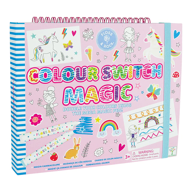 Floss & Rock Magisk Målarbok Rainbow Fairy