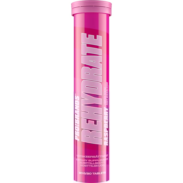 ProBrands Rehydrate Pills Rasberry 20 brustabletter | Mage & tarm - Vätskeersättning,Träning - Vätskeersättning | Apoteka