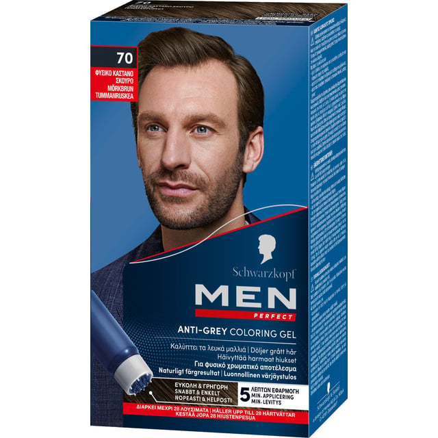 Schwarzkopf Men Perfect 70 Mörkbrun
