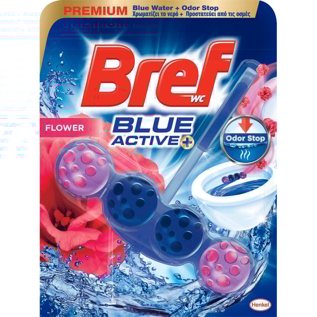 WC Bref Blue Active Flower 50 g | Hushåll - Rengöringsmedel | Apoteka