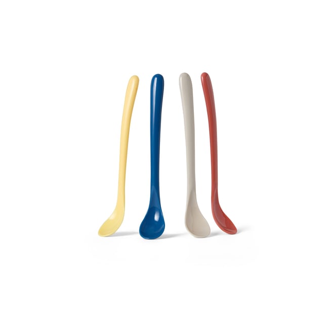 Bambino Extra långa skedar 4 st - Blandade färger | Baby, barn & förälder - Mata - Barntallrikar & barnbestick | Apoteka